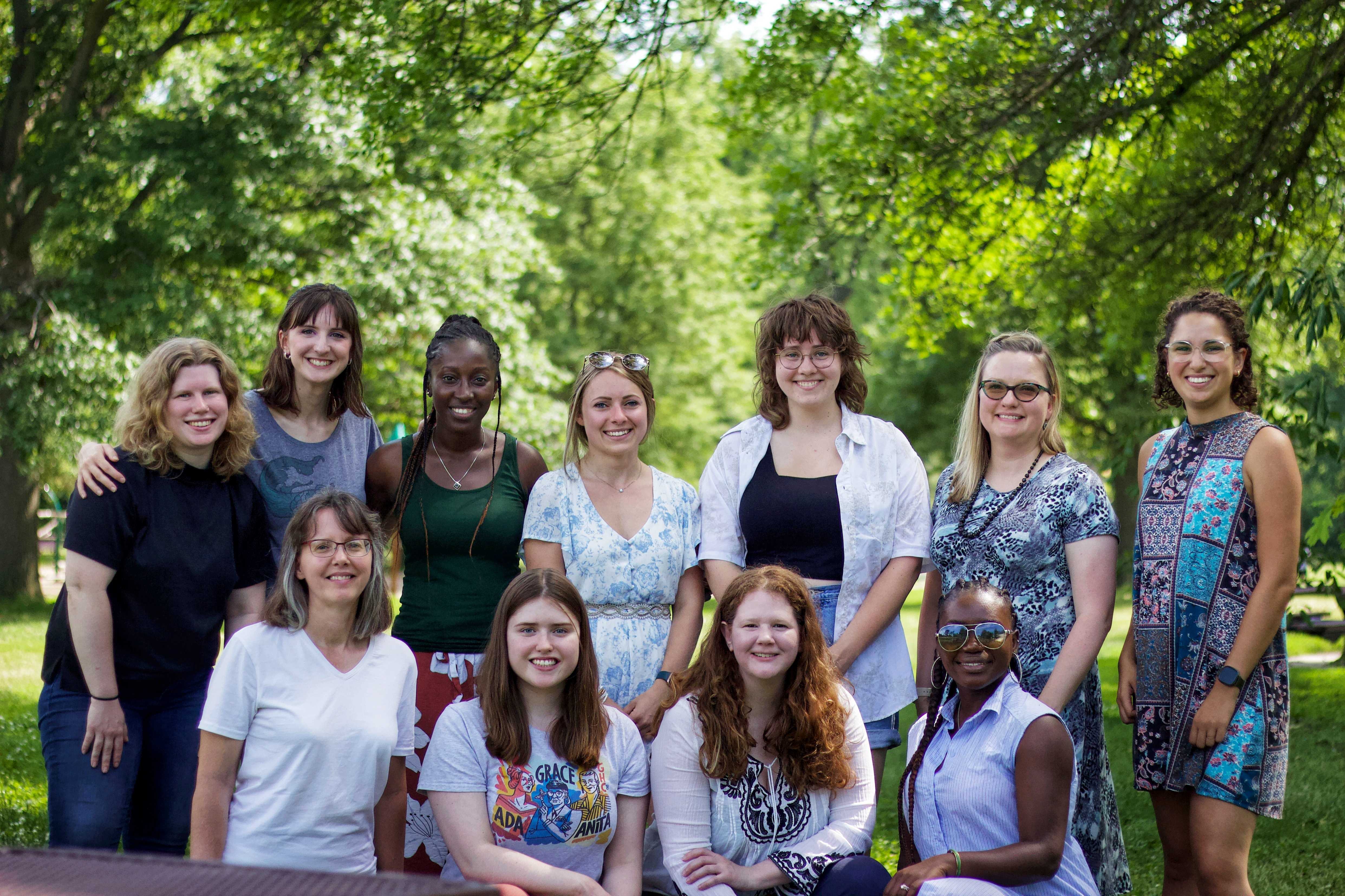 2022 board members at a picnic